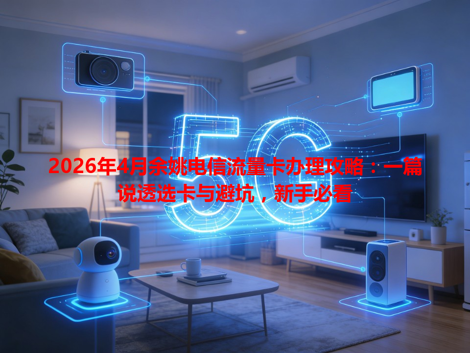 2026年4月余姚电信流量卡办理攻略：一篇说透选卡与避坑，新手必看