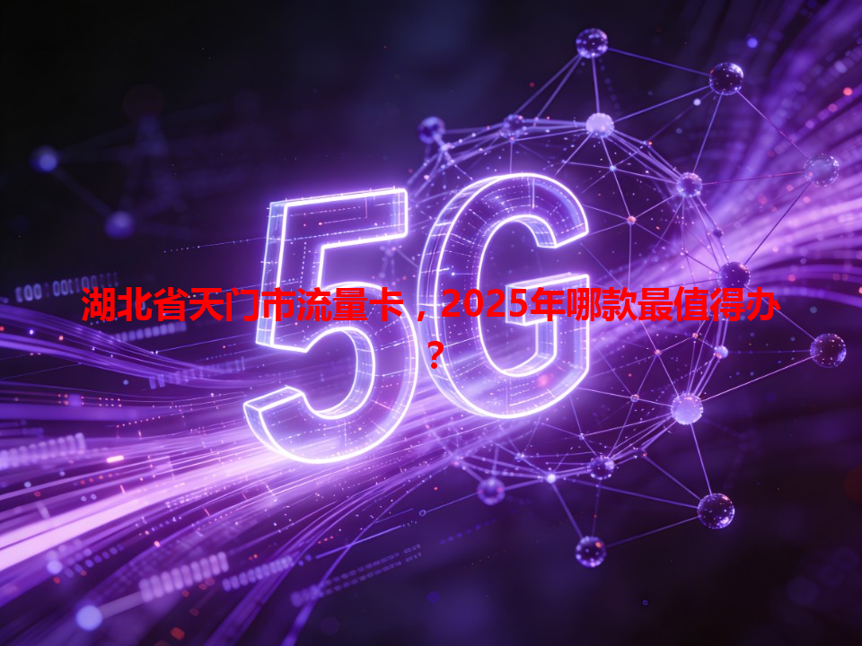 湖北省天门市流量卡，2025年哪款最值得办？
