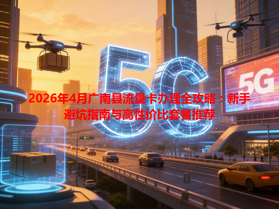 2026年4月广南县流量卡办理全攻略：新手避坑指南与高性价比套餐推荐