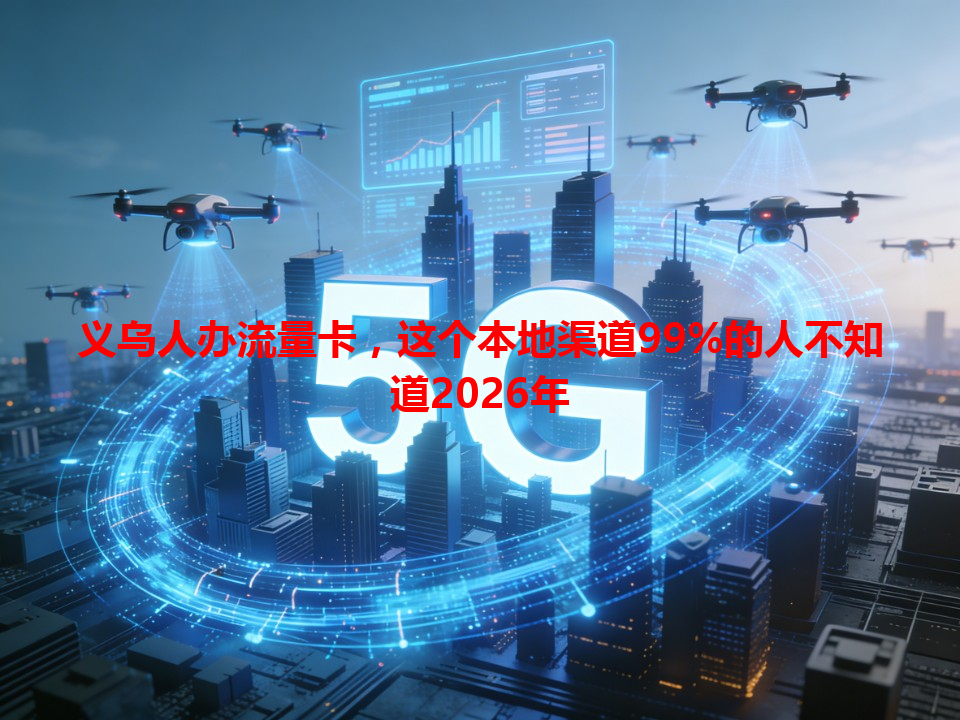 义乌人办流量卡，这个本地渠道99%的人不知道2026年