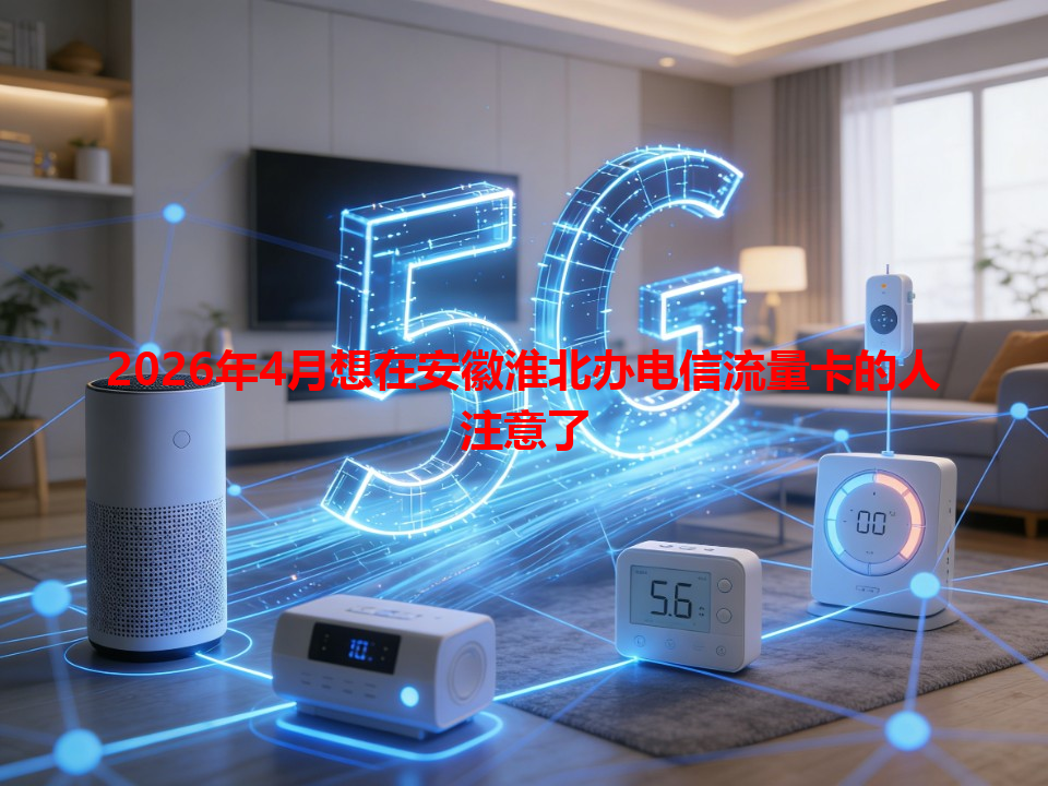 2026年4月想在安徽淮北办电信流量卡的人注意了