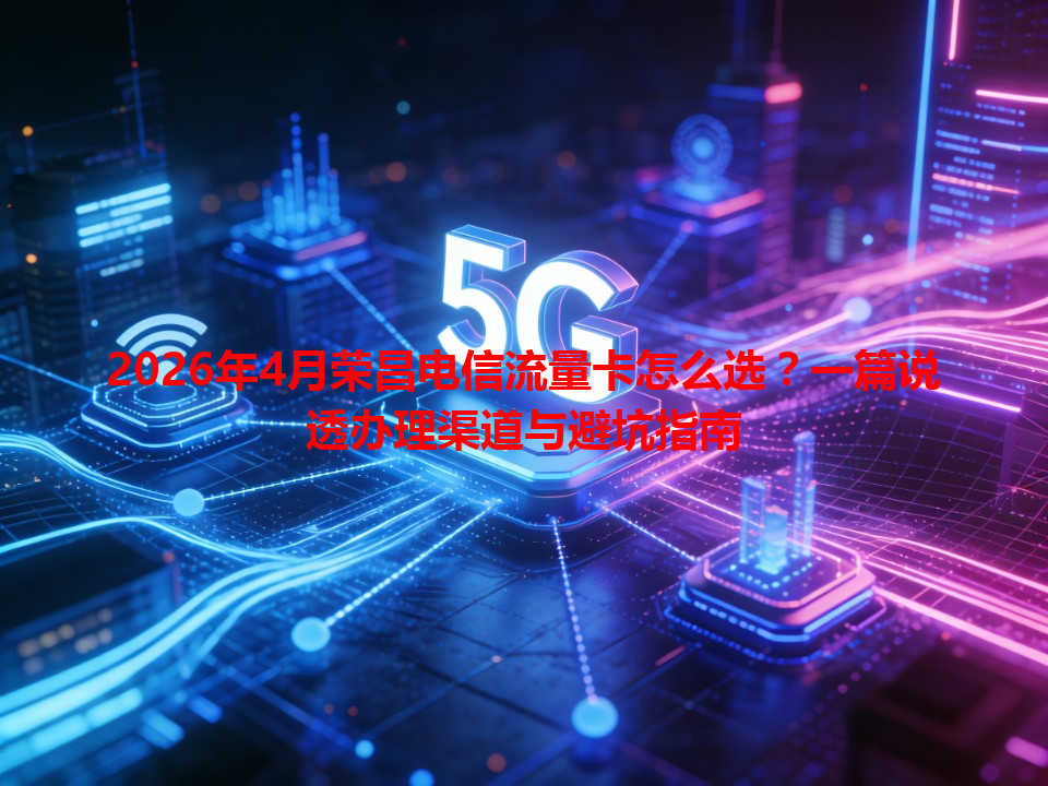 2026年4月荣昌电信流量卡怎么选？一篇说透办理渠道与避坑指南