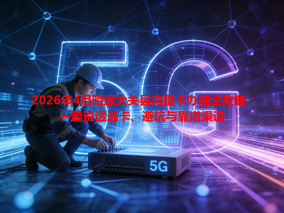 2026年4月昭通大关县流量卡办理全攻略：一篇说透选卡、避坑与靠谱渠道
