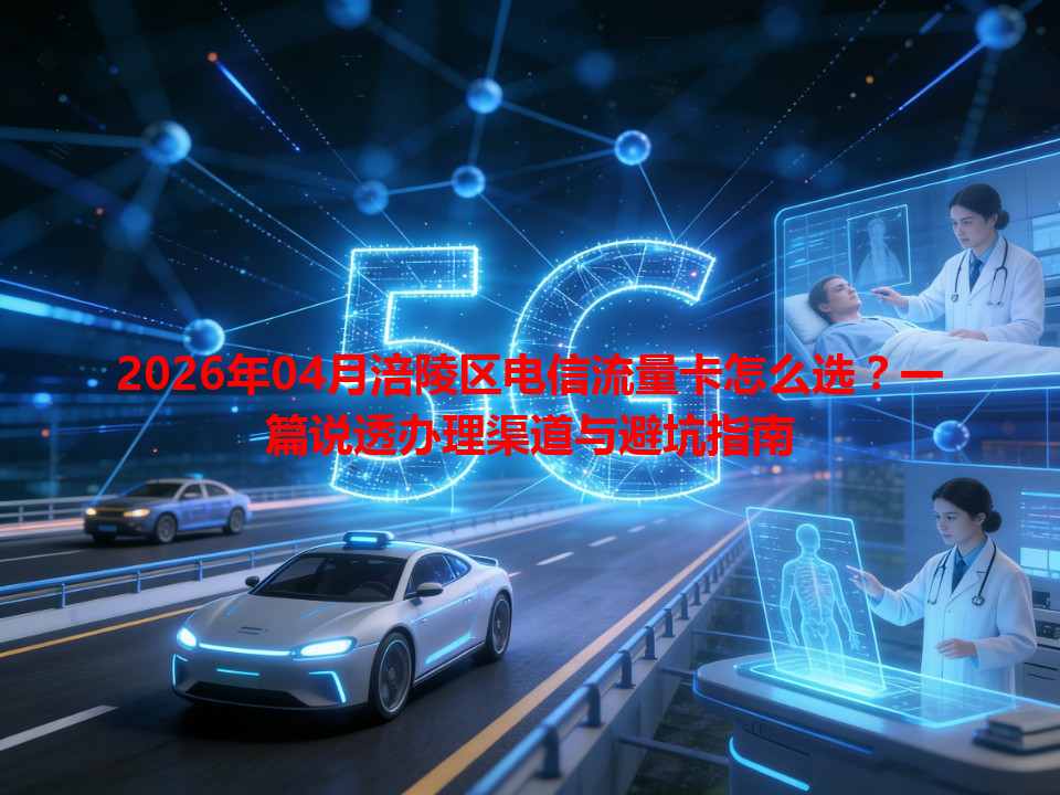 2026年04月涪陵区电信流量卡怎么选？一篇说透办理渠道与避坑指南
