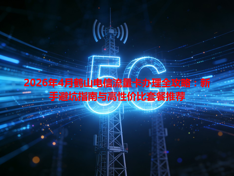 2026年4月鹤山电信流量卡办理全攻略：新手避坑指南与高性价比套餐推荐