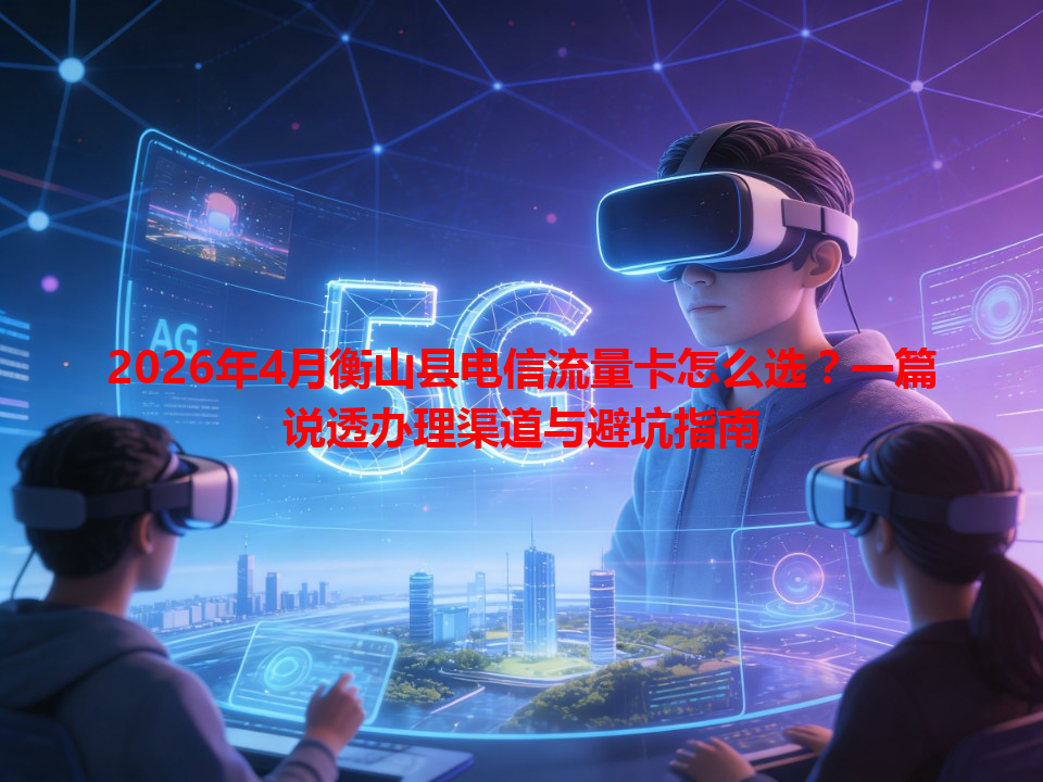 2026年4月衡山县电信流量卡怎么选？一篇说透办理渠道与避坑指南