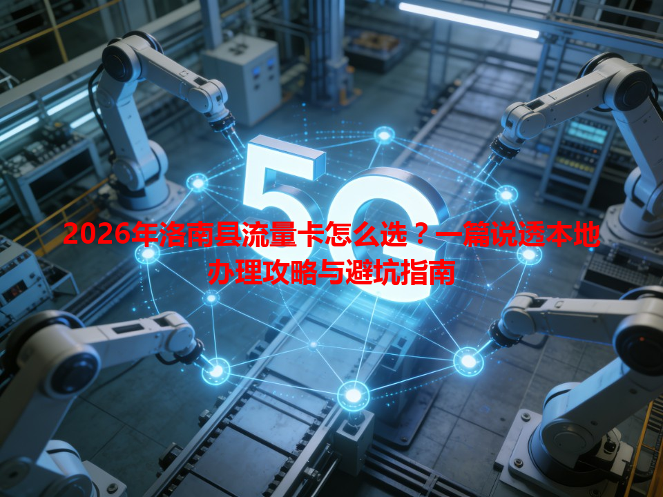 2026年洛南县流量卡怎么选？一篇说透本地办理攻略与避坑指南
