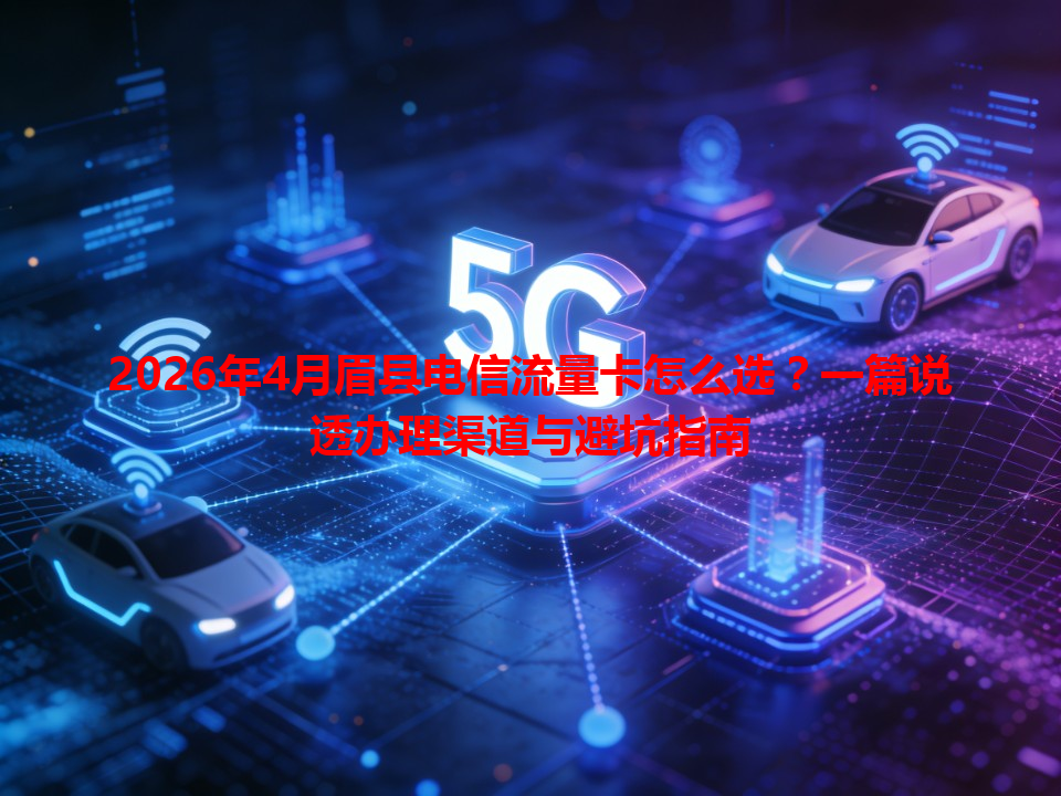 2026年4月眉县电信流量卡怎么选？一篇说透办理渠道与避坑指南