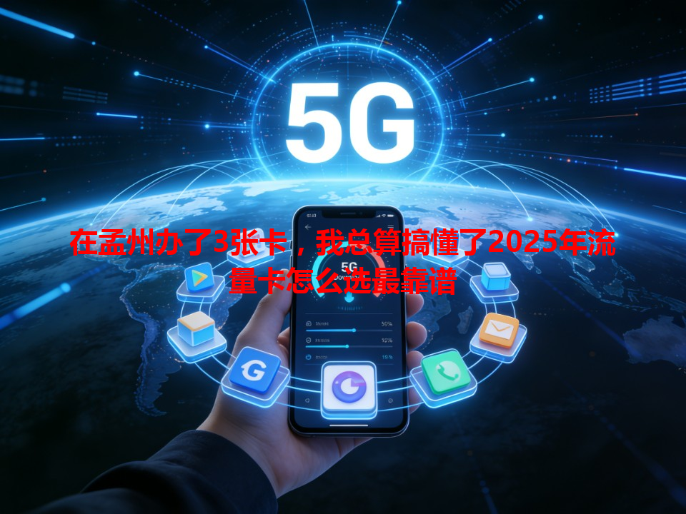 在孟州办了3张卡，我总算搞懂了2025年流量卡怎么选最靠谱
