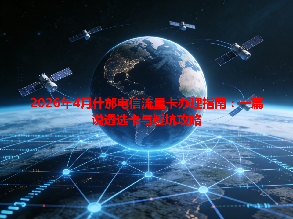 2026年4月什邡电信流量卡办理指南：一篇说透选卡与避坑攻略