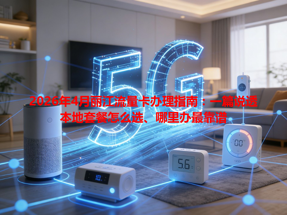 2026年4月丽江流量卡办理指南：一篇说透本地套餐怎么选、哪里办最靠谱