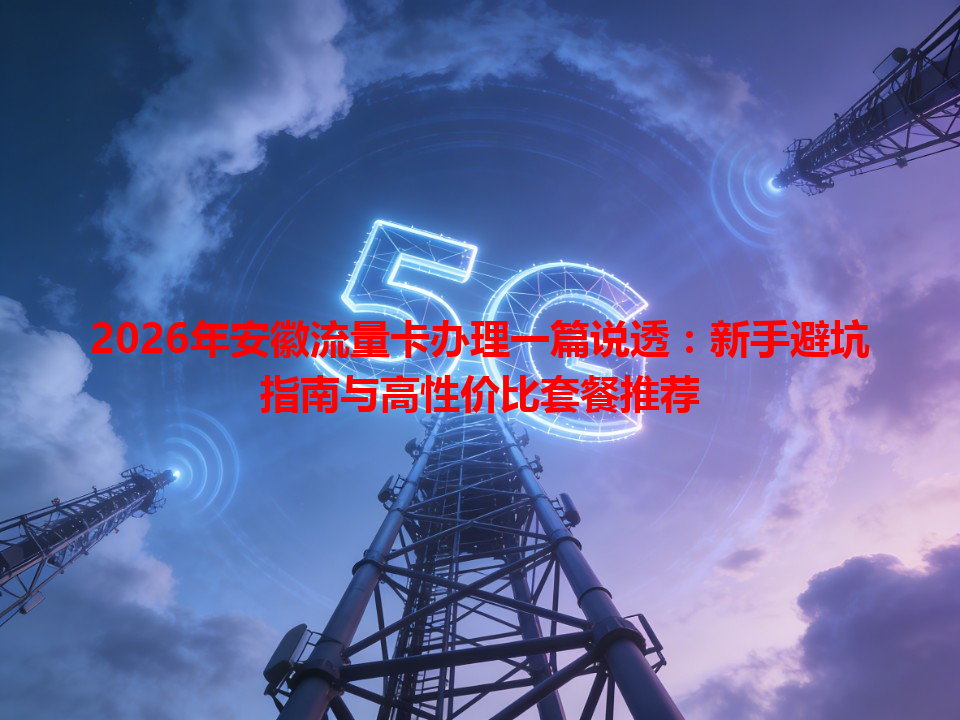 2026年安徽流量卡办理一篇说透：新手避坑指南与高性价比套餐推荐