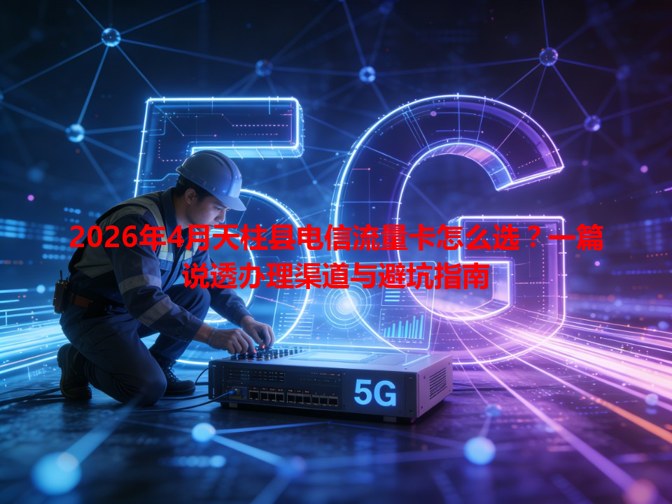 2026年4月天柱县电信流量卡怎么选？一篇说透办理渠道与避坑指南