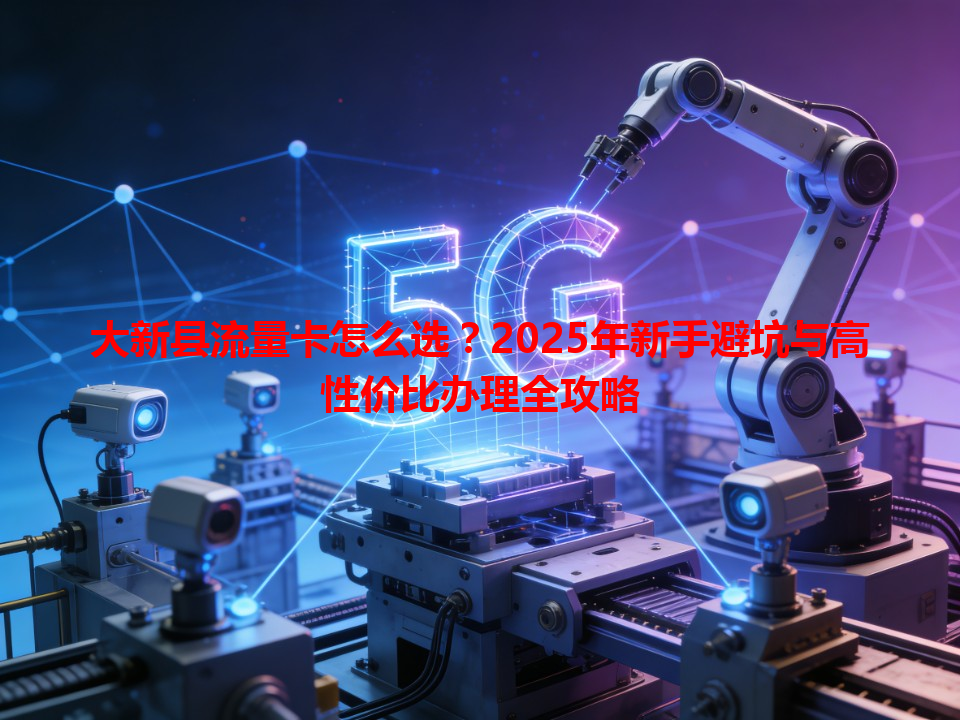 大新县流量卡怎么选？2025年新手避坑与高性价比办理全攻略