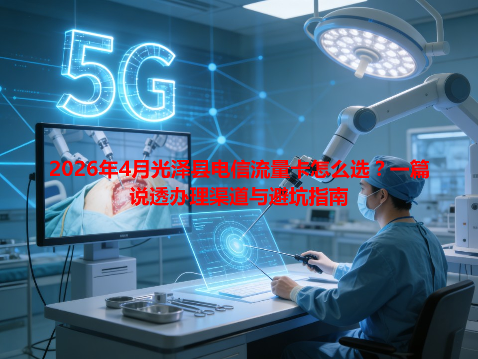 2026年4月光泽县电信流量卡怎么选？一篇说透办理渠道与避坑指南