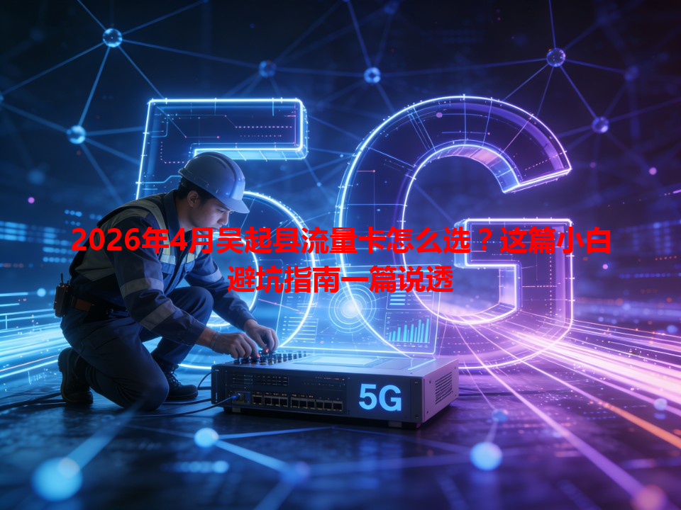 2026年4月吴起县流量卡怎么选?这篇小白避坑指南一篇说透