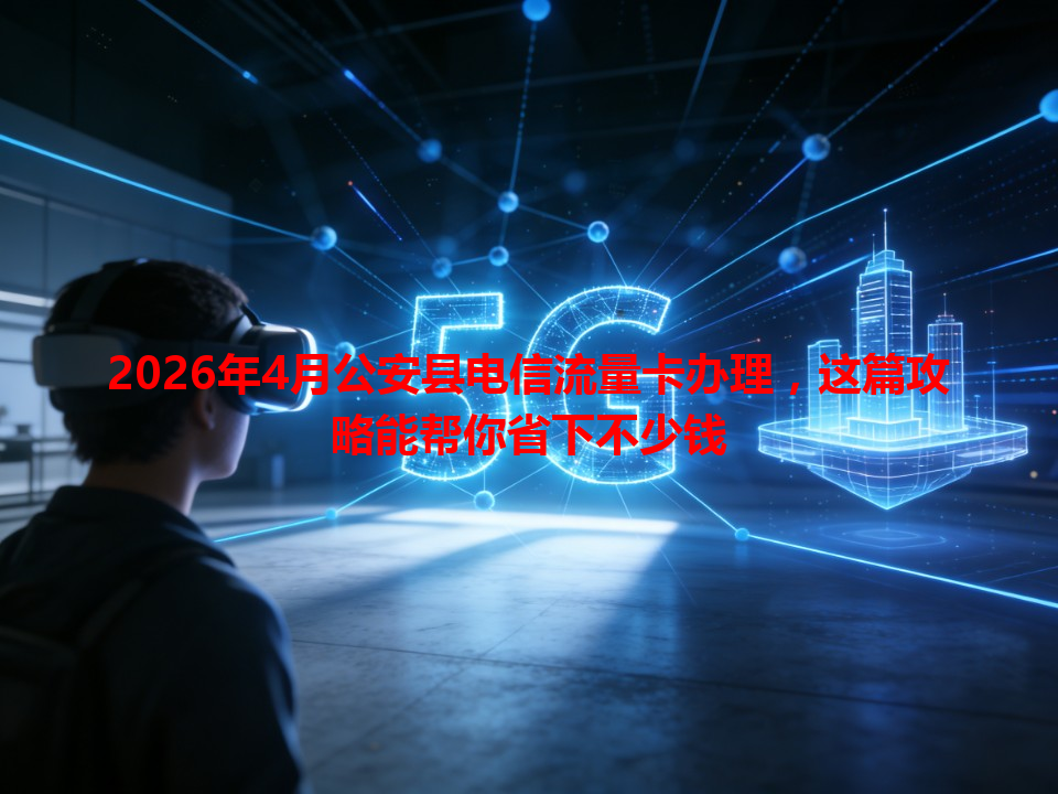 2026年4月公安县电信流量卡办理，这篇攻略能帮你省下不少钱