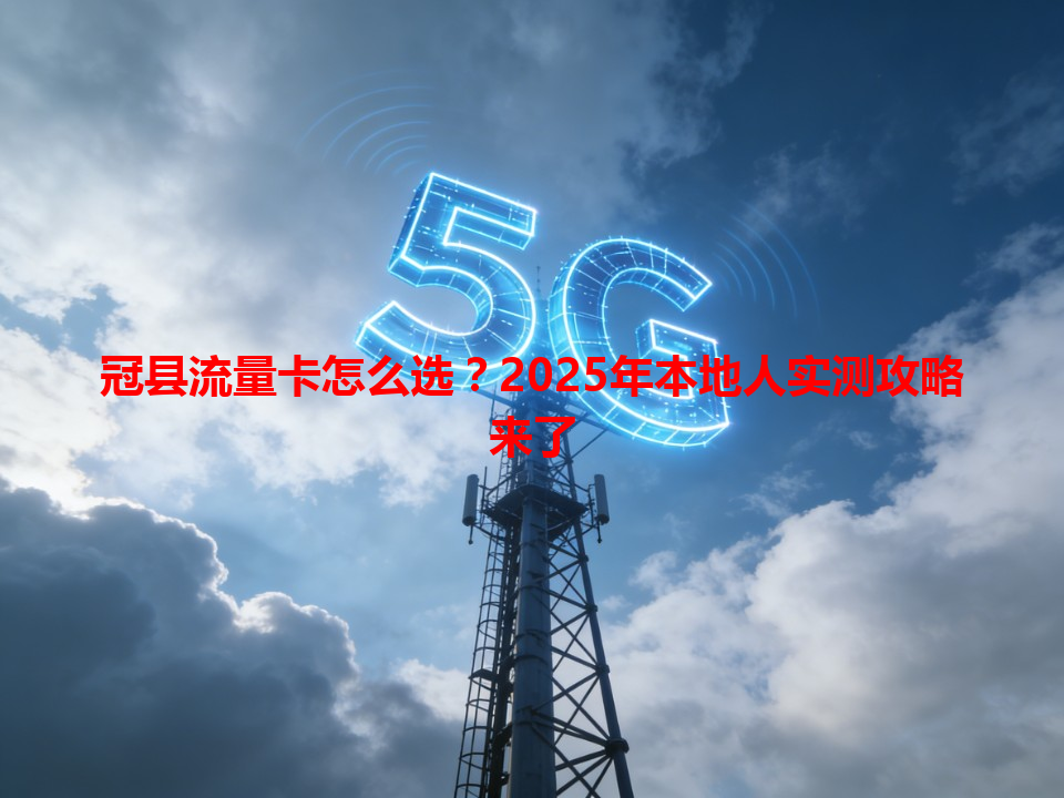 冠县流量卡怎么选？2025年本地人实测攻略来了