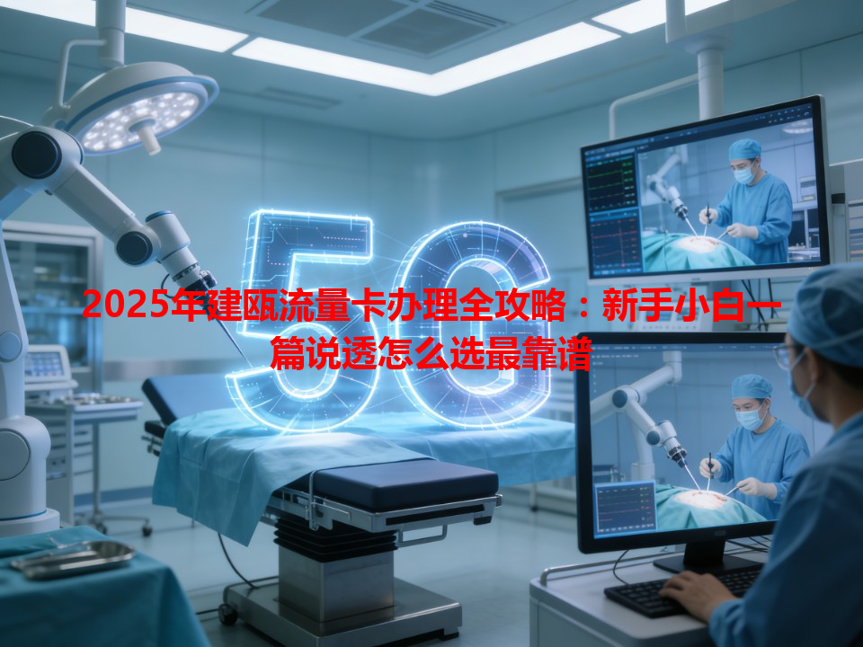 2025年建瓯流量卡办理全攻略：新手小白一篇说透怎么选最靠谱