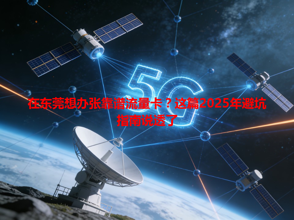 在东莞想办张靠谱流量卡？这篇2025年避坑指南说透了