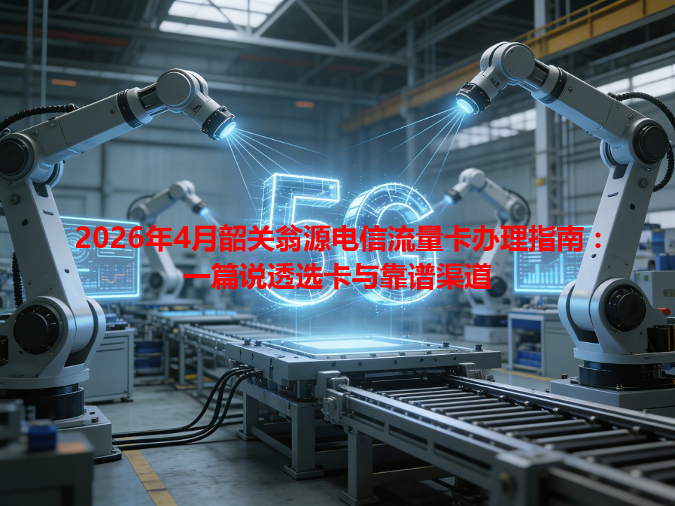 2026年4月韶关翁源电信流量卡办理指南：一篇说透选卡与靠谱渠道