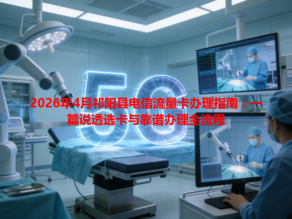 2026年4月祁阳县电信流量卡办理指南：一篇说透选卡与靠谱办理全流程