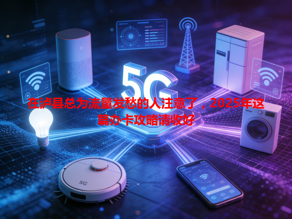 在泸县总为流量发愁的人注意了，2025年这篇办卡攻略请收好