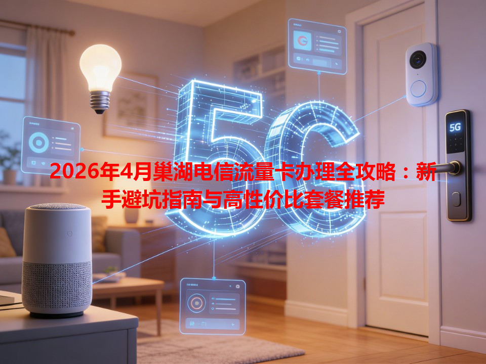 2026年4月巢湖电信流量卡办理全攻略：新手避坑指南与高性价比套餐推荐