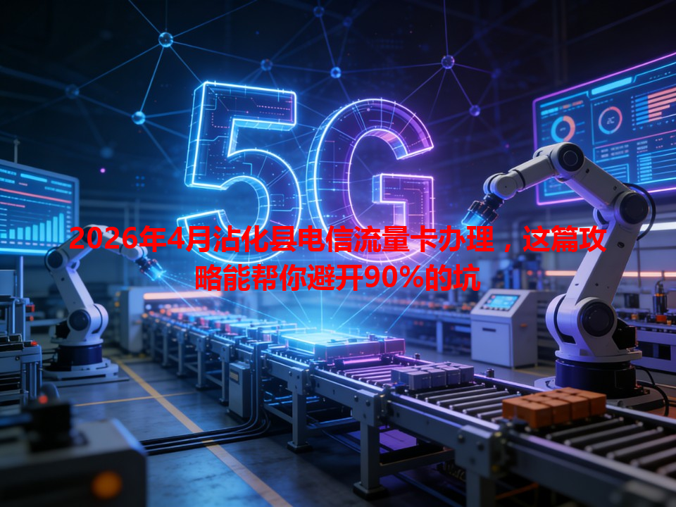 2026年4月沾化县电信流量卡办理，这篇攻略能帮你避开90%的坑