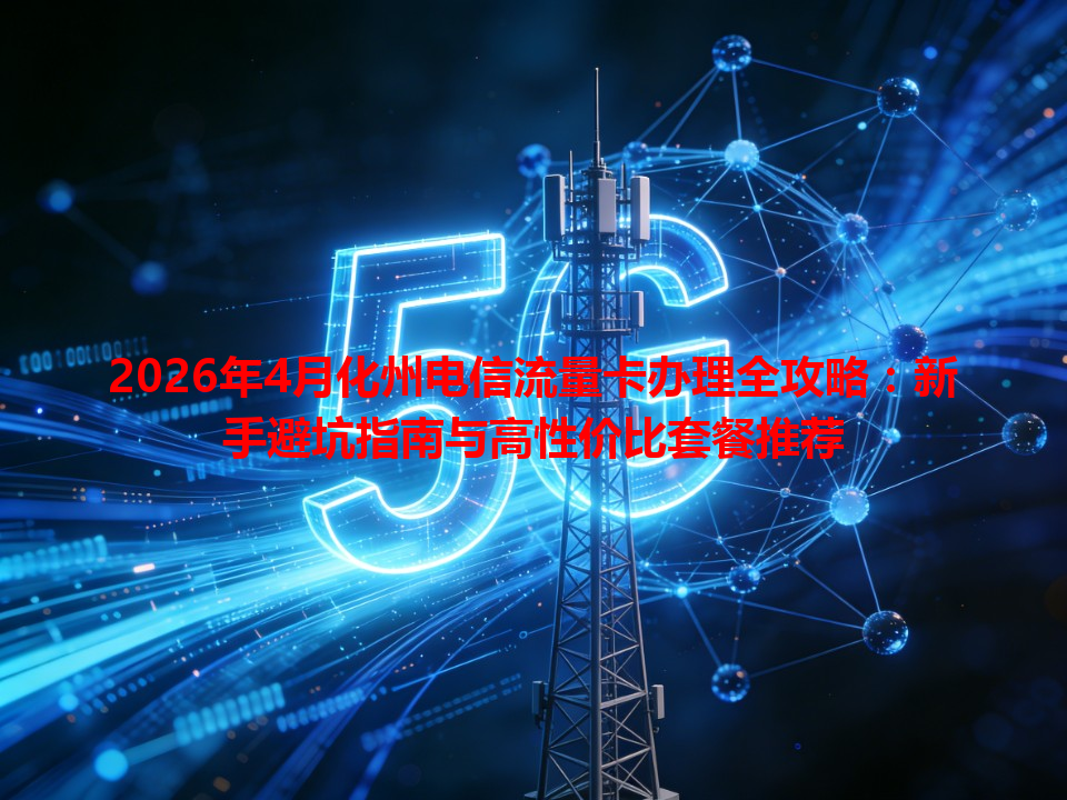 2026年4月化州电信流量卡办理全攻略：新手避坑指南与高性价比套餐推荐