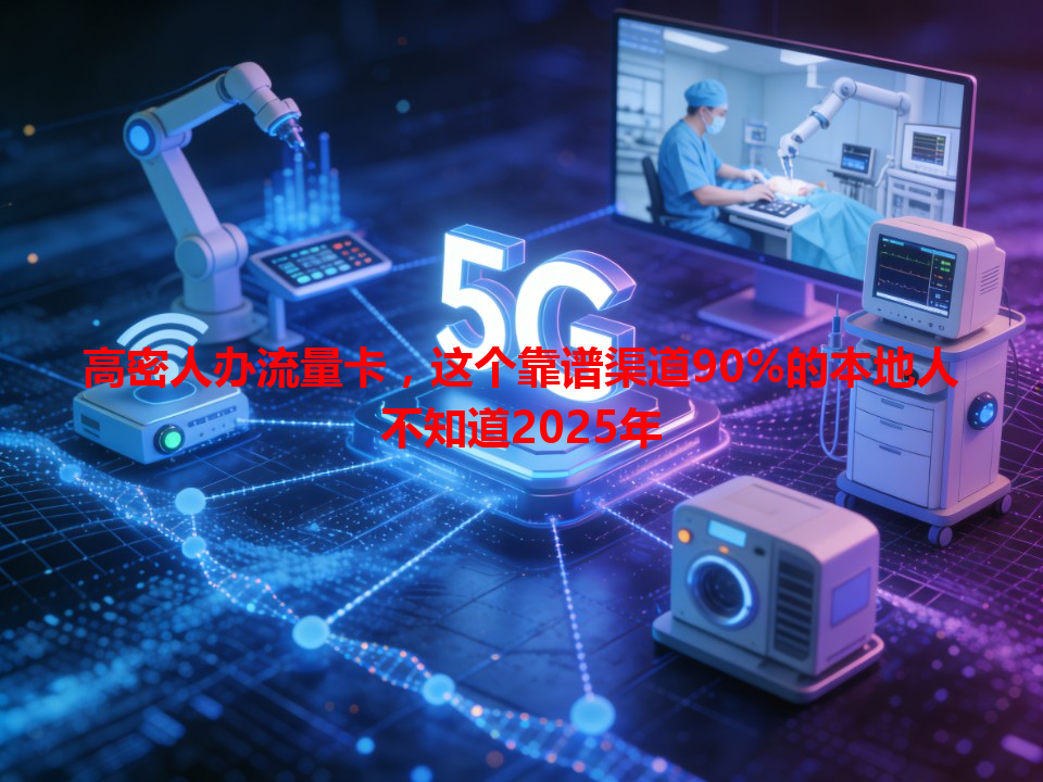高密人办流量卡，这个靠谱渠道90%的本地人不知道2025年