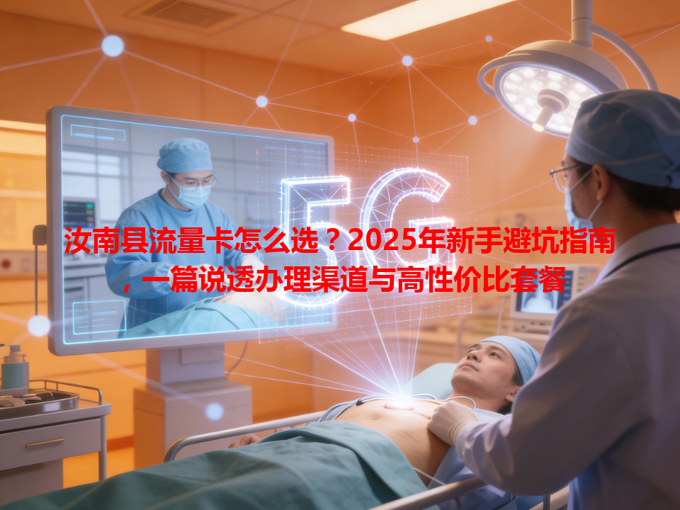 汝南县流量卡怎么选？2025年新手避坑指南，一篇说透办理渠道与高性价比套餐