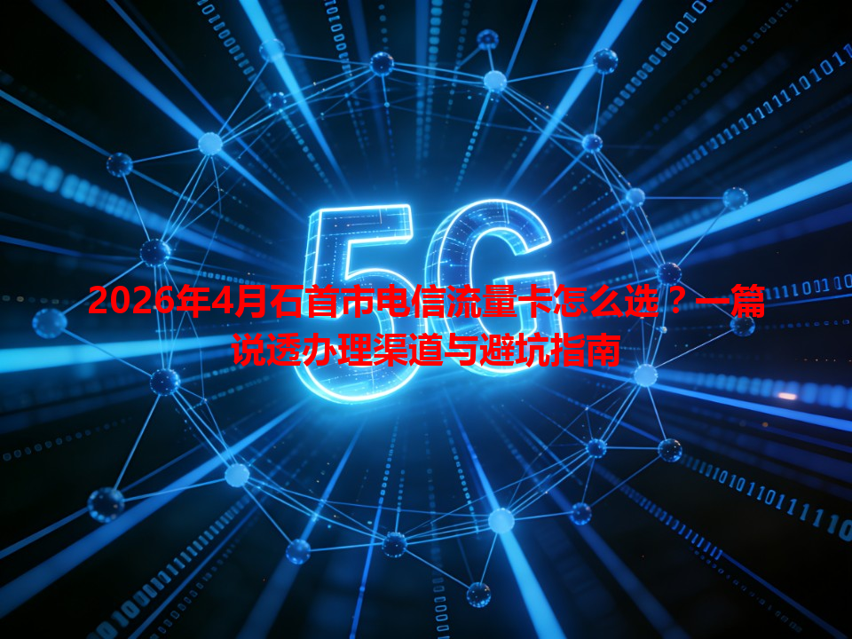 2026年4月石首市电信流量卡怎么选？一篇说透办理渠道与避坑指南