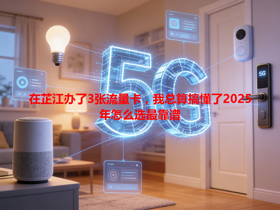 在芷江办了3张流量卡，我总算搞懂了2025年怎么选最靠谱