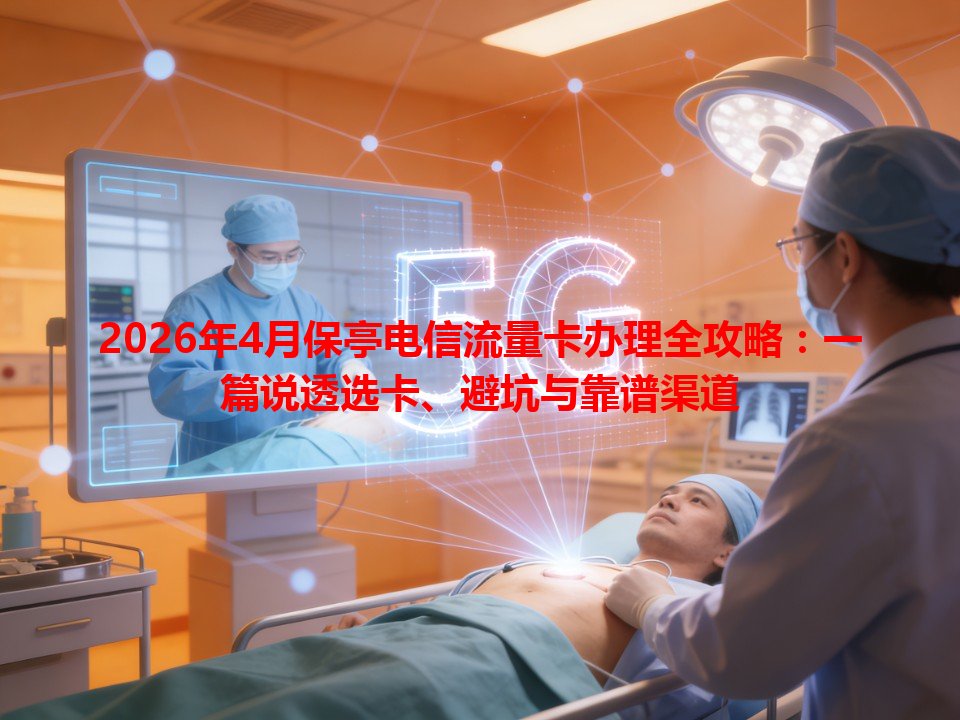2026年4月保亭电信流量卡办理全攻略：一篇说透选卡、避坑与靠谱渠道