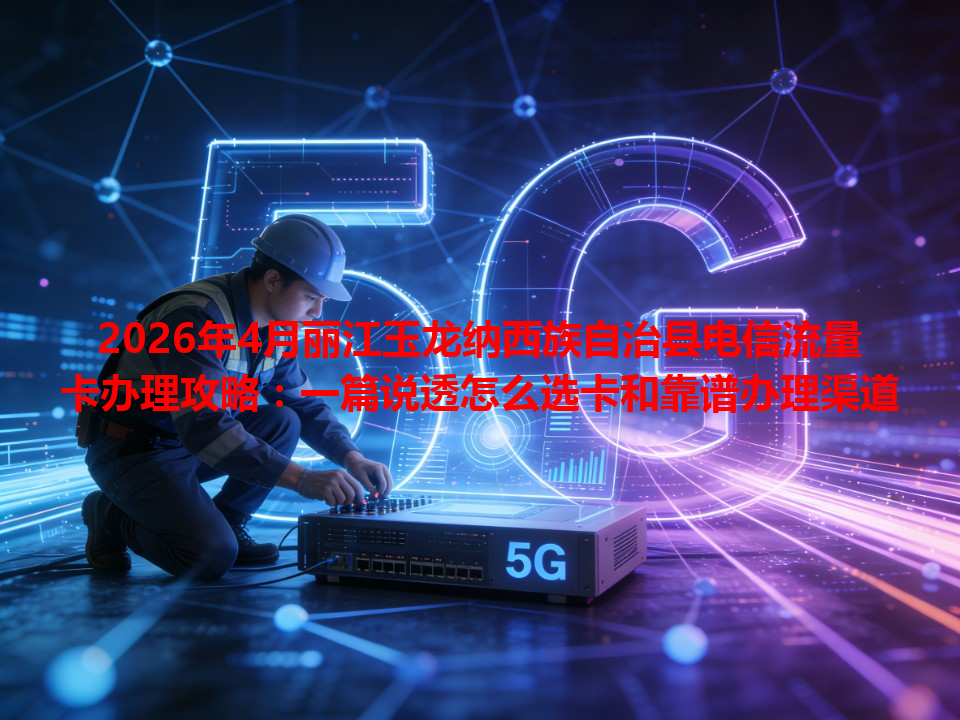 2026年4月丽江玉龙纳西族自治县电信流量卡办理攻略：一篇说透怎么选卡和靠谱办理渠道
