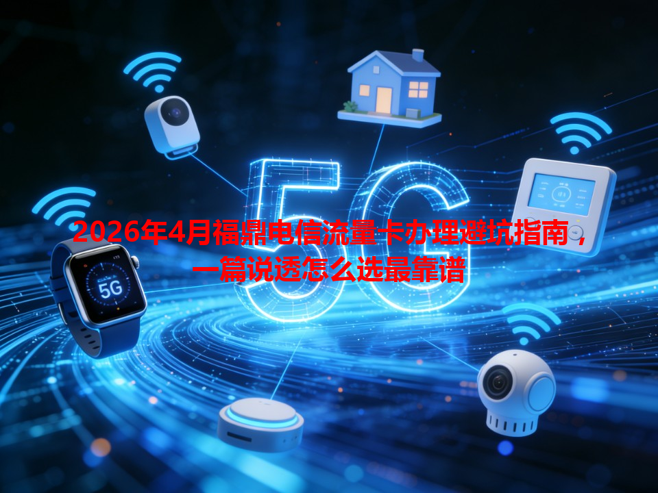 2026年4月福鼎电信流量卡办理避坑指南，一篇说透怎么选最靠谱