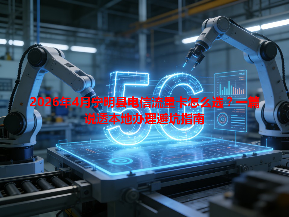 2026年4月宁明县电信流量卡怎么选？一篇说透本地办理避坑指南