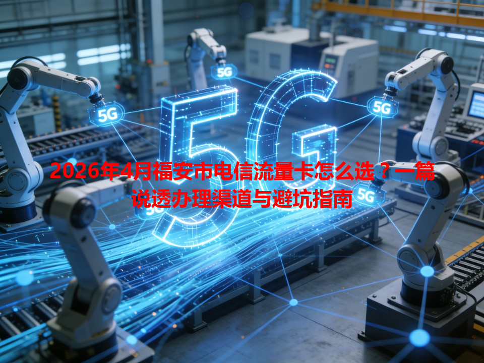 2026年4月福安市电信流量卡怎么选？一篇说透办理渠道与避坑指南