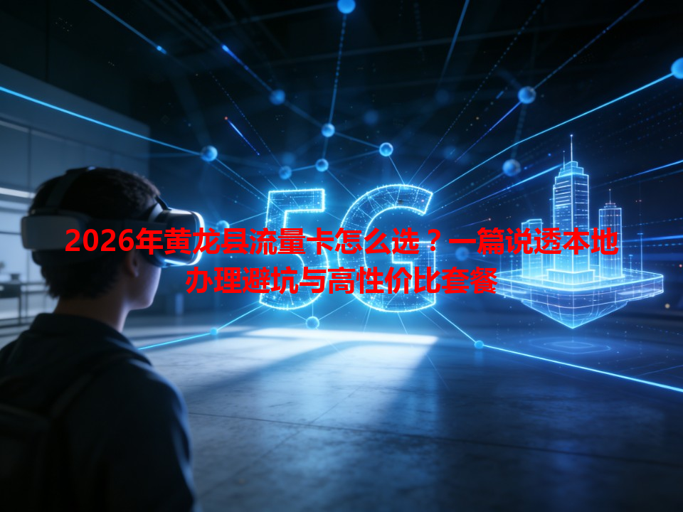 2026年黄龙县流量卡怎么选？一篇说透本地办理避坑与高性价比套餐