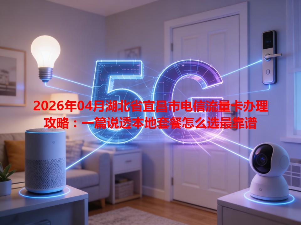 2026年04月湖北省宜昌市电信流量卡办理攻略：一篇说透本地套餐怎么选最靠谱