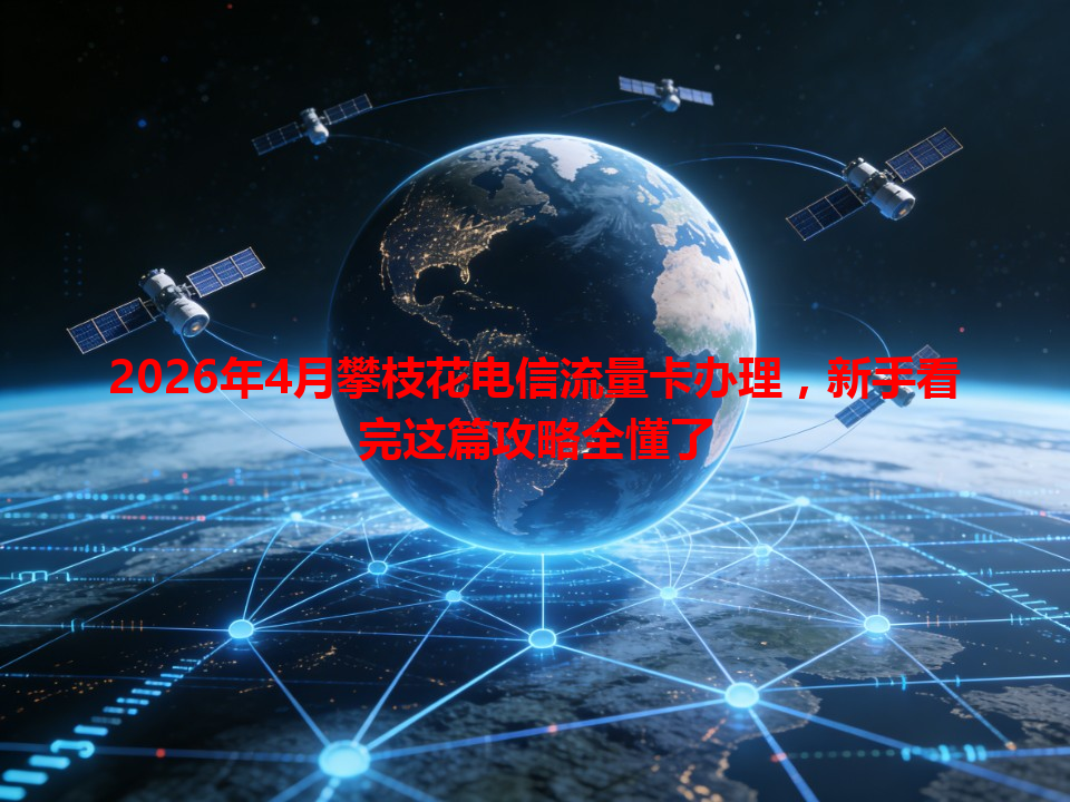 2026年4月攀枝花电信流量卡办理，新手看完这篇攻略全懂了