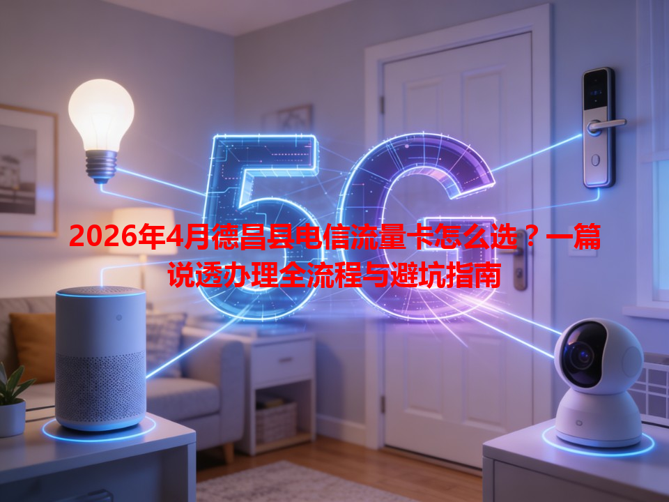 2026年4月德昌县电信流量卡怎么选？一篇说透办理全流程与避坑指南