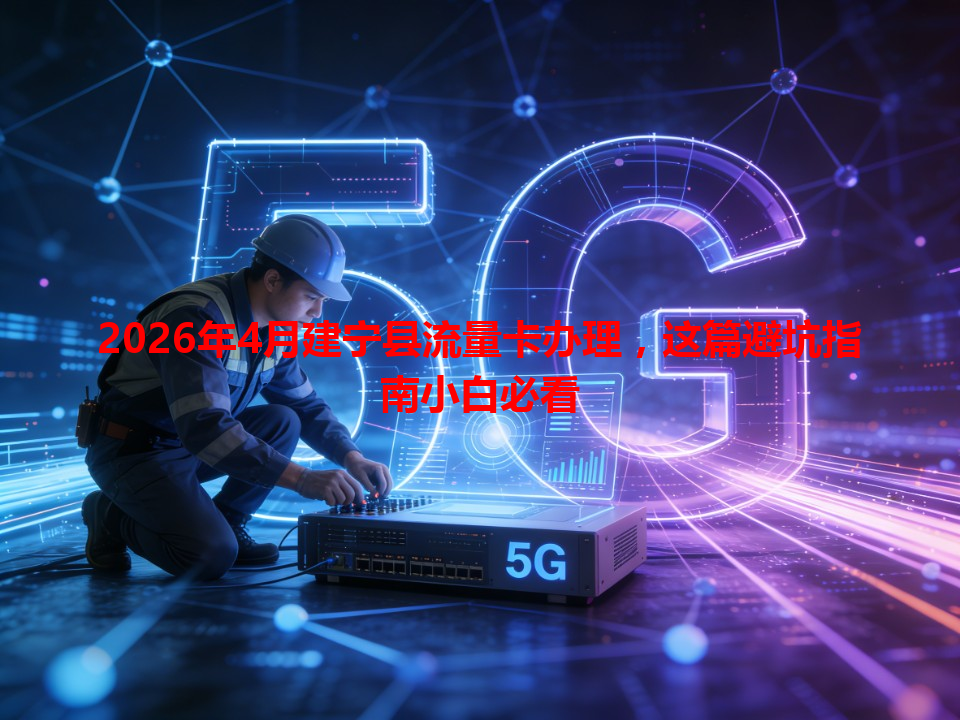 2026年4月建宁县流量卡办理，这篇避坑指南小白必看