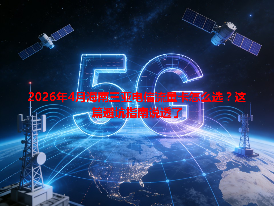 2026年4月海南三亚电信流量卡怎么选？这篇避坑指南说透了
