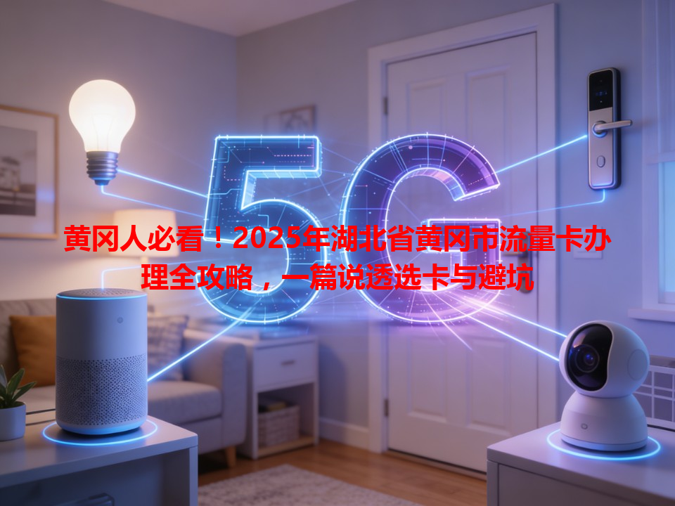 黄冈人必看！2025年湖北省黄冈市流量卡办理全攻略，一篇说透选卡与避坑