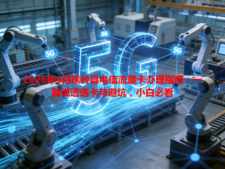 2026年4月蕉岭县电信流量卡办理指南：一篇说透选卡与避坑，小白必看