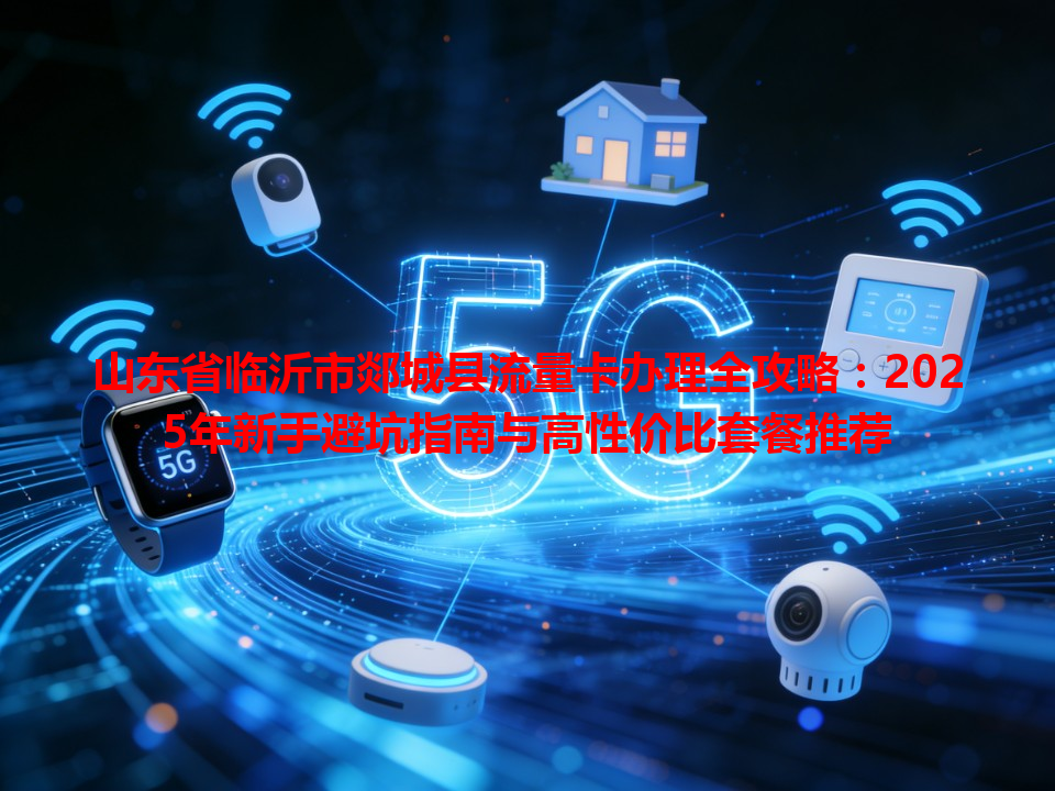 山东省临沂市郯城县流量卡办理全攻略：2025年新手避坑指南与高性价比套餐推荐