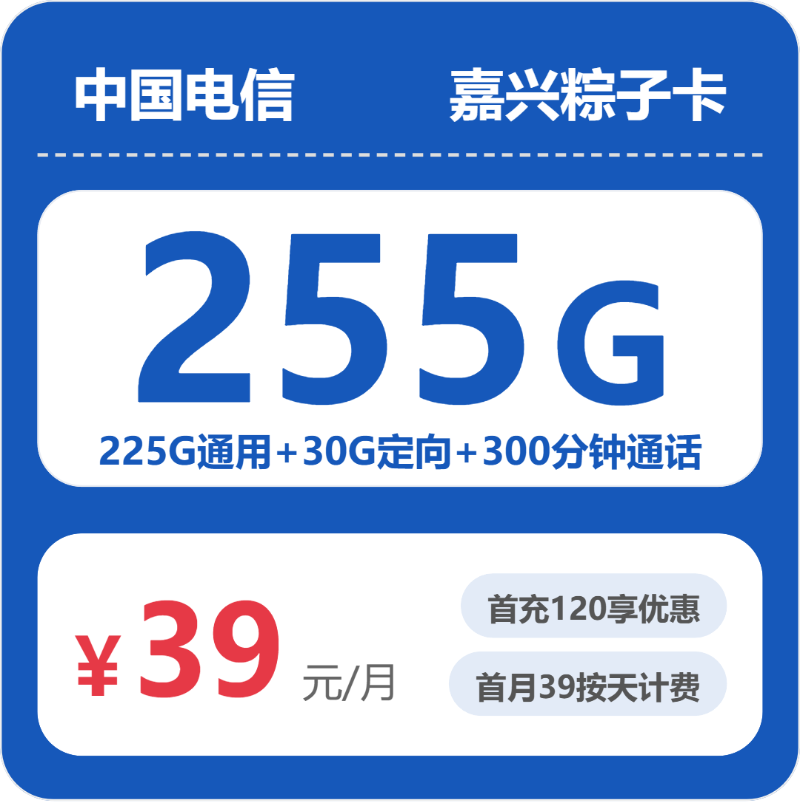 电信嘉兴粽子卡