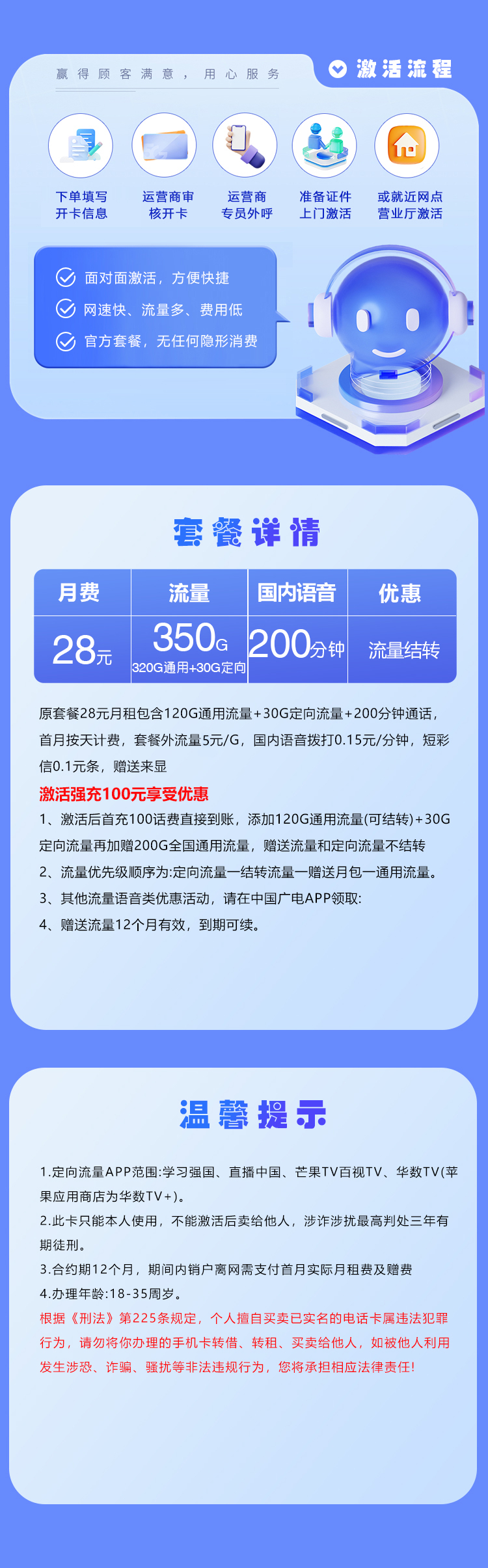 广电山东专属卡⑦详情